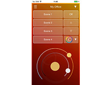 SceneSet® aplikácia na riadenie osvetlenia pre iOS / Android